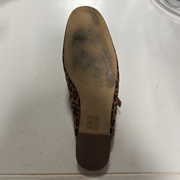 J Crew Mules Leopard size 7 - Picture 3 of 3